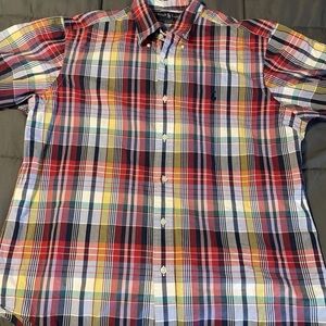 Polo Ralph Lauren Men's SS Button Front Shirt Size L - Classic Fit